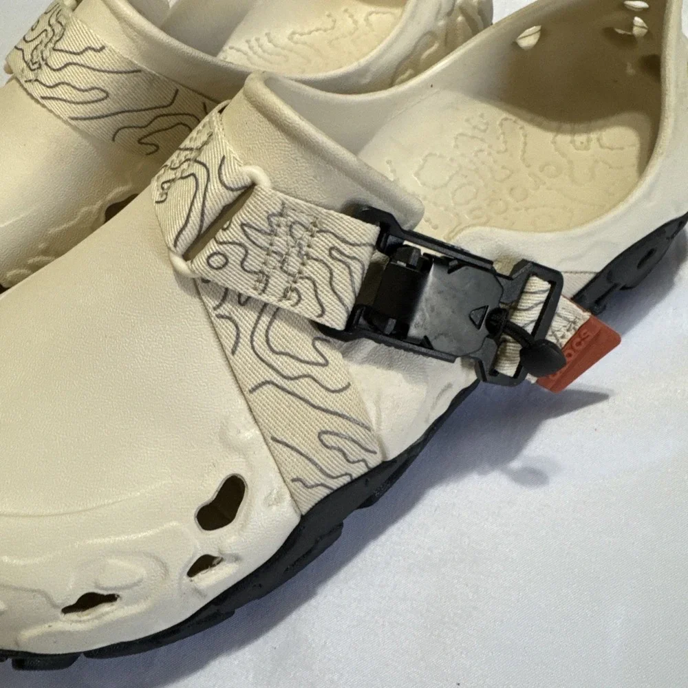 Crocs All-Terrain Atlas Clogs Stucco Men US 15 Shoes Sandals Slider